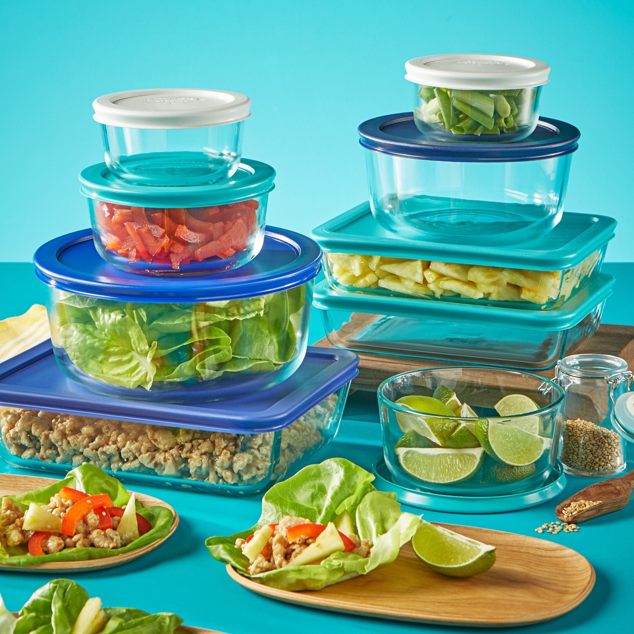 Pyrex® Simply Store® 18-piece Glass Storage Set - Image 2