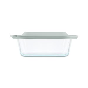 Pyrex® Deep 8 Square Glass Baking Dish with Sage Green Lid