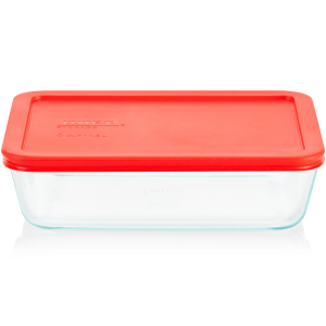 Pyrex® Simply Store® 6-Cup Rectangle Glass Storage with Plastic Lid