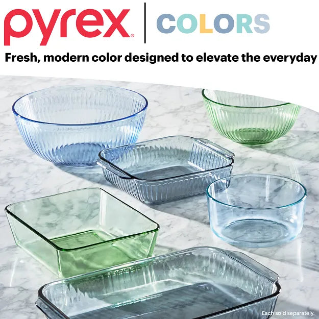 Pyrex® Colors Sculpted Tinted 6-piece Mixing Bowl Set - Image 5
